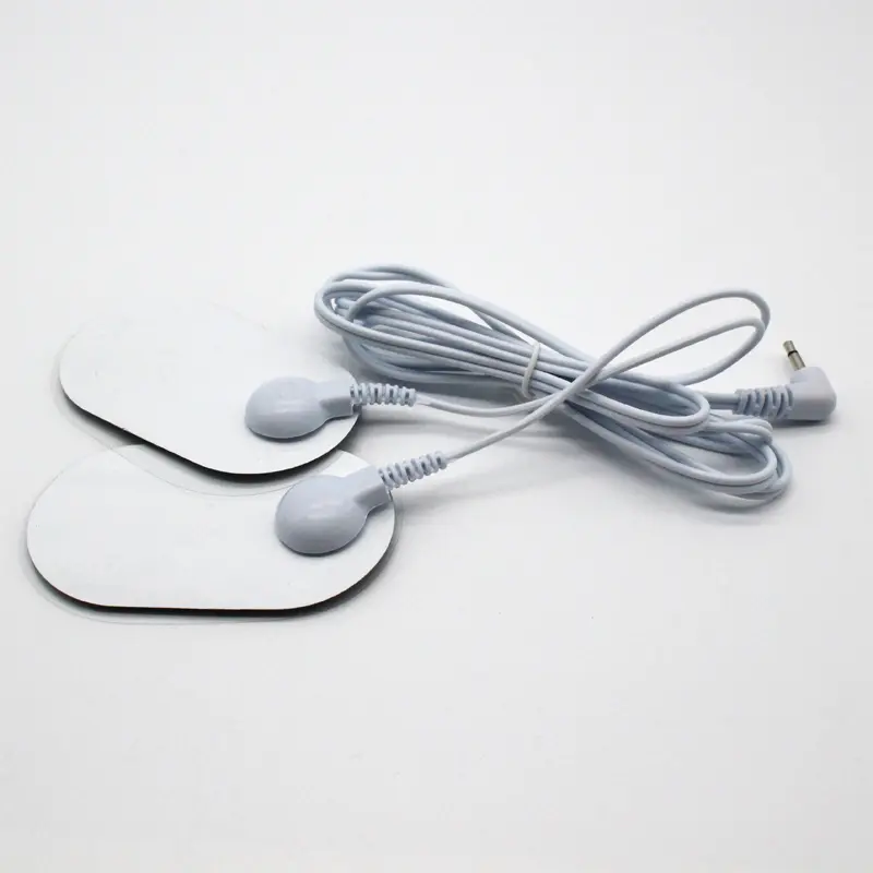 10pcs Self Adhesive Gel Snap 4*6.5cm Tens Electric Pad Slimming Patch for Electric Body Massager Muscle Stimulator