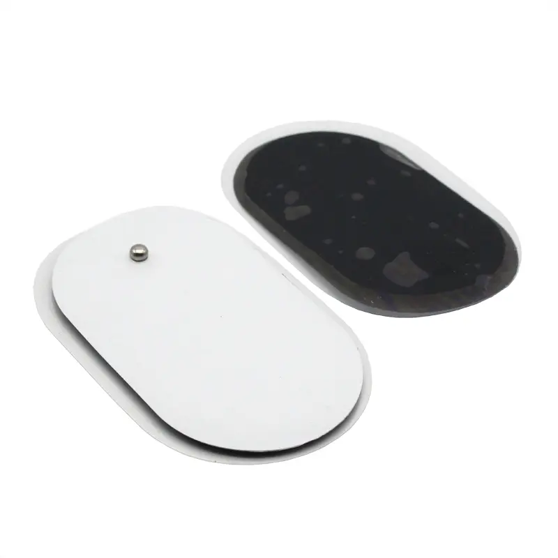 10pcs Self Adhesive Gel Snap 4*6.5cm Tens Electric Pad Slimming Patch for Electric Body Massager Muscle Stimulator