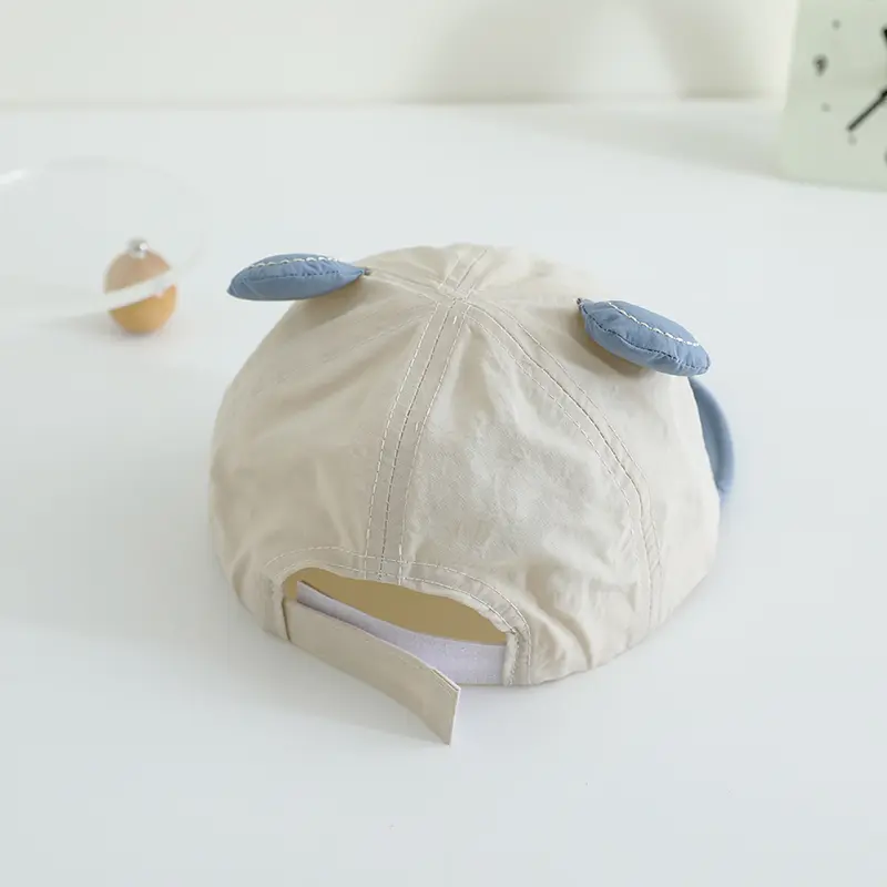 Cartoon Bear Baby Baseball Hat Summer Quick Drying Toddler Sun Cap Adjustable Soft Brim Kids Boy Girl Sun Hats