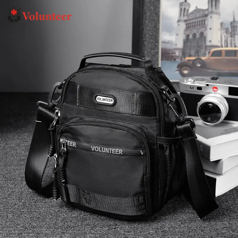 VOLUNTEER Shoulder Bag for Men New Fashion High Quality Waterproof Sling Bag Large Capacity Oxford Cloth Crossbody Bags  1700-03