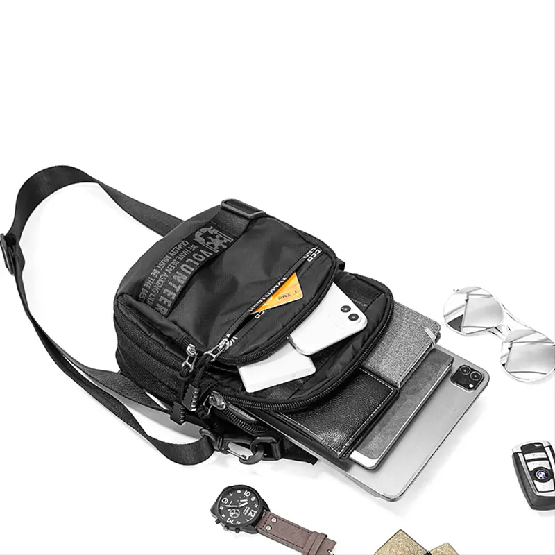 VOLUNTEER Shoulder Bag for Men New Fashion High Quality Waterproof Sling Bag Large Capacity Oxford Cloth Crossbody Bags  1700-03
