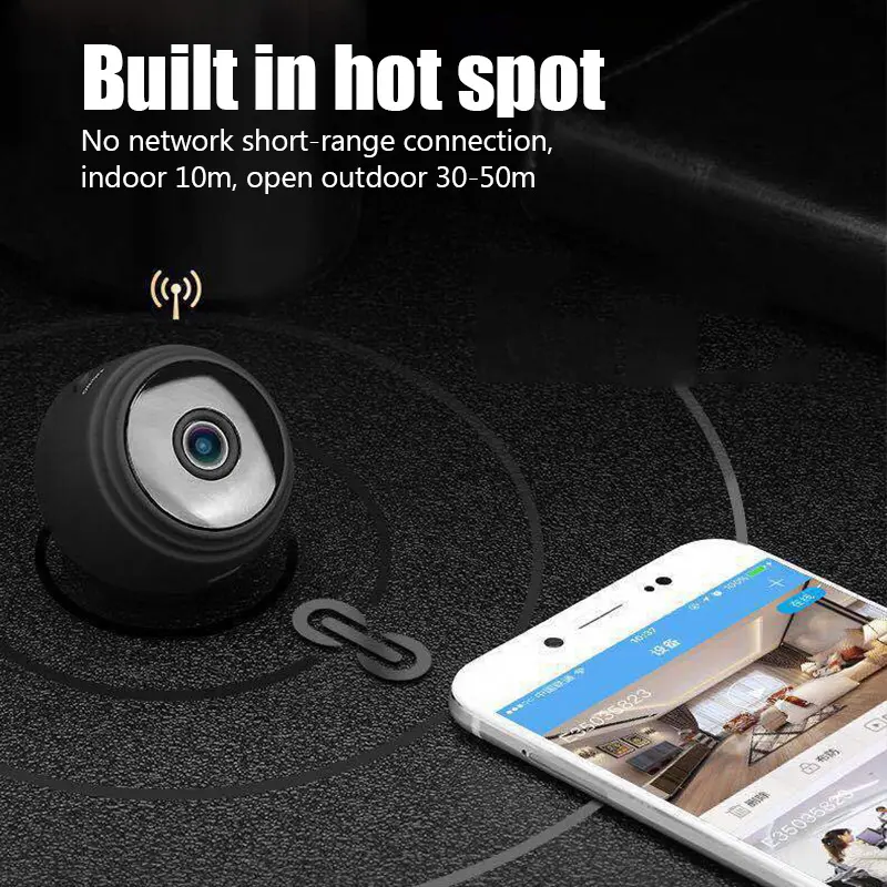 A9 Mini Camera WiFi Wireless Monitoring Security Protection Remote Monitor Camcorders Video Surveillance Smart Home