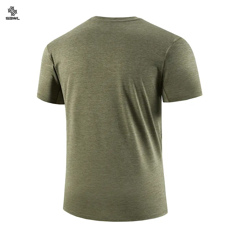 SBWL 2025 new summer high-quality outdoor sports and indoor fitness quick-drying T-shirt, fashion and casual short-sleeved Tops