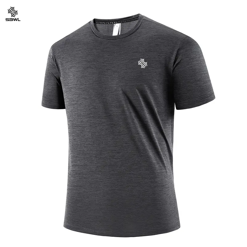 SBWL 2025 new summer high-quality outdoor sports and indoor fitness quick-drying T-shirt, fashion and casual short-sleeved Tops