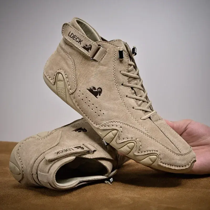 High Top Sneakers Casual Shoes Men Sneakers 2023 Male  Winter Warm Designer Fashion Loafers Lace Up Shoes Men Boots