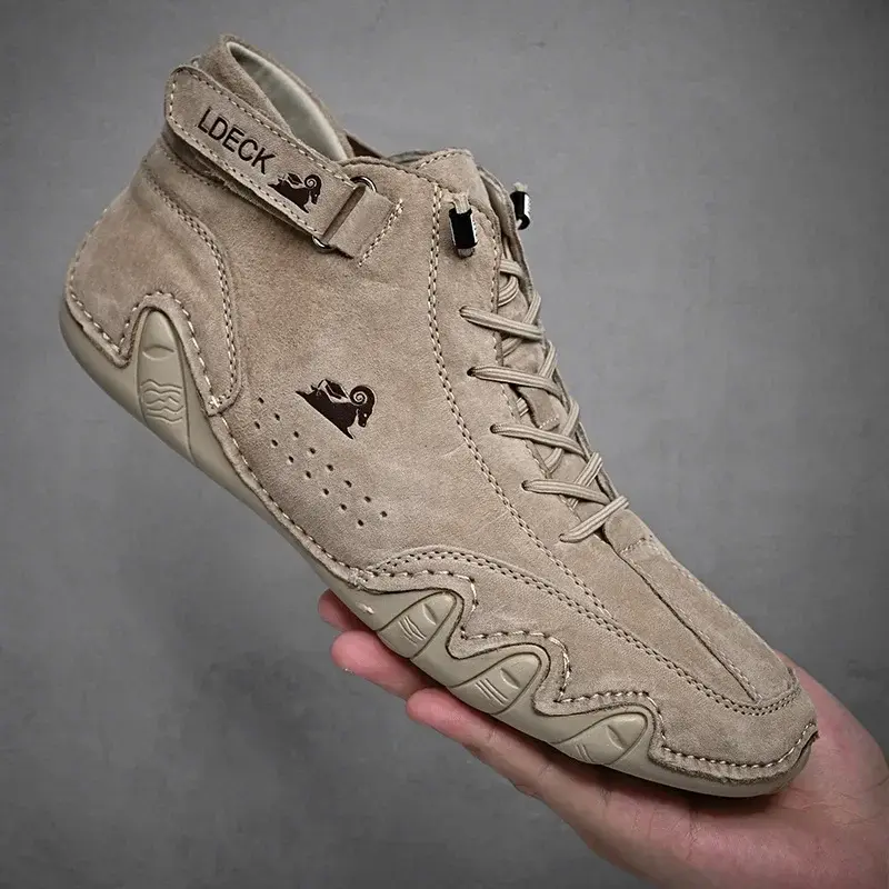 High Top Sneakers Casual Shoes Men Sneakers 2023 Male  Winter Warm Designer Fashion Loafers Lace Up Shoes Men Boots