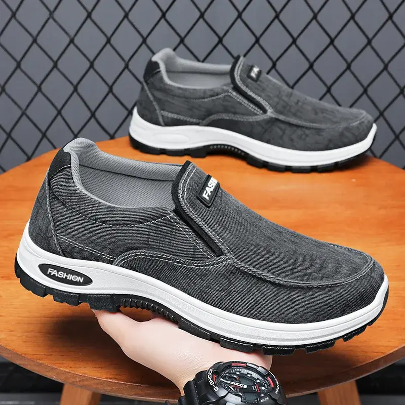 Shoes Breathable Casual Cloth Shoes Soft Soled Comfortable Anti Slip Sneakers Fashion Elderly Lightweight Walking Shoes 2025