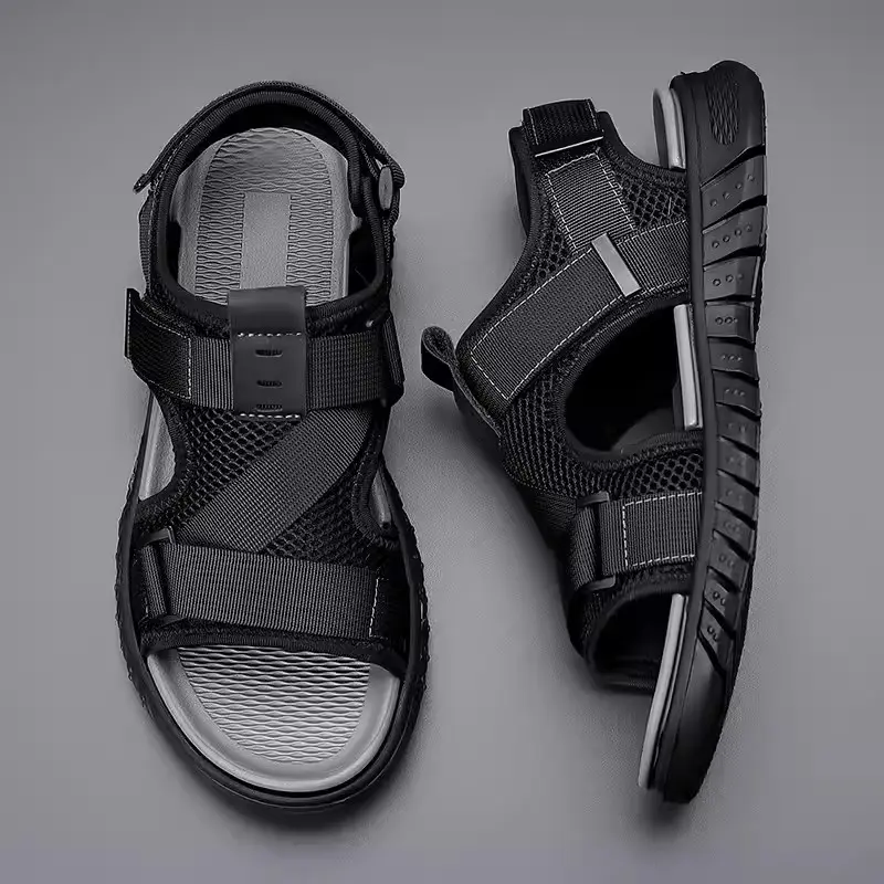 2025Sandals Soft Comfortable Non-Slip Men Shoes High Quality Beach Sandals Mens Gladiator Sandals Summer Casual Flat Shoes