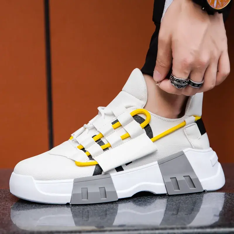 Casual Shoes Mens Sneakers Breathable Platform Men Walking Flats 2022 Fashion Skateboard Man Vulcanized Shoes Tenis Masculino
