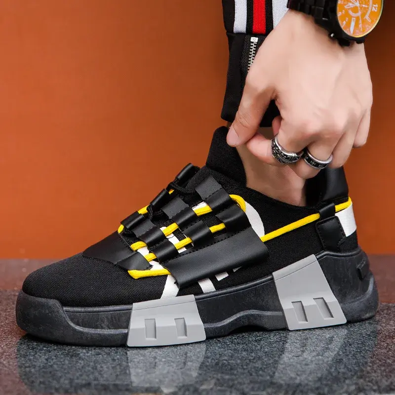 Casual Shoes Mens Sneakers Breathable Platform Men Walking Flats 2022 Fashion Skateboard Man Vulcanized Shoes Tenis Masculino