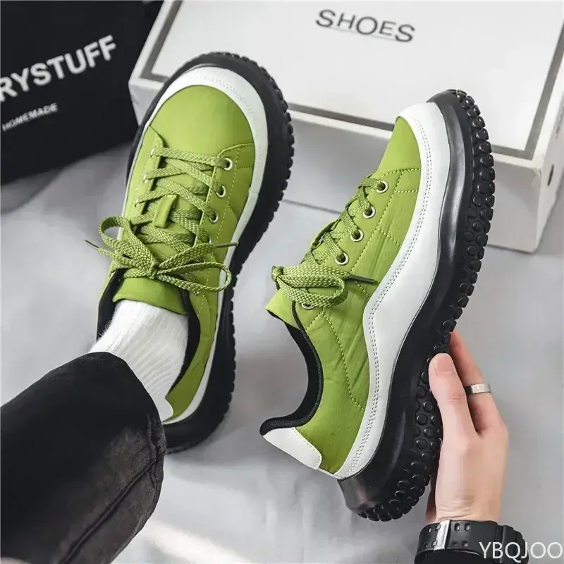 Men Canvas Shoes Casual Shoes Street Fashion Youth Flat Skate Shoes Sneakers Loafers New Summer Breathable Comfortable Wild