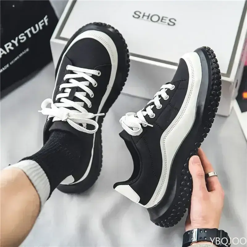 Men Canvas Shoes Casual Shoes Street Fashion Youth Flat Skate Shoes Sneakers Loafers New Summer Breathable Comfortable Wild
