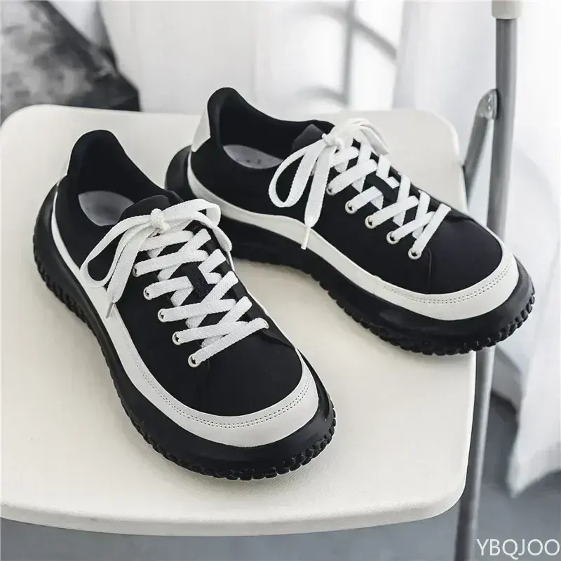 Men Canvas Shoes Casual Shoes Street Fashion Youth Flat Skate Shoes Sneakers Loafers New Summer Breathable Comfortable Wild