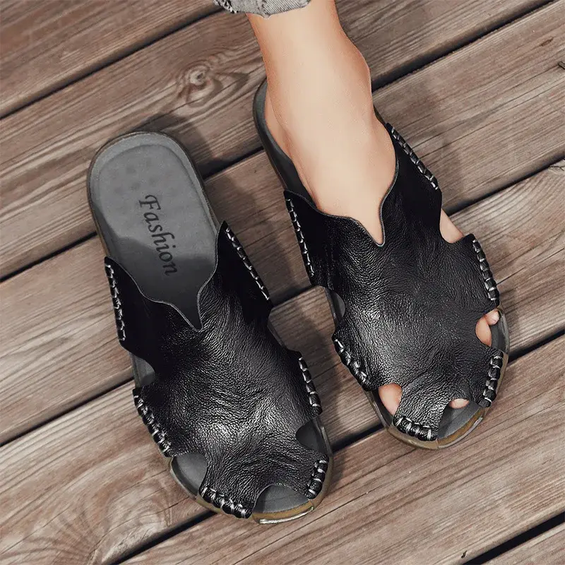 Men's Summer Sandals for Men Shoes Comfortable Man Sandal Low Price Shoe Replicas Luxury Brands Shoes Casual Sneakers Slippers