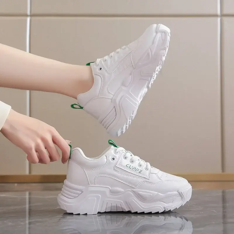 Casual Sports Shoes Women Fashion Soft Bottom  New Breathable  for Women All-match Thick-soled Sneakers Fashion Casual Shoes