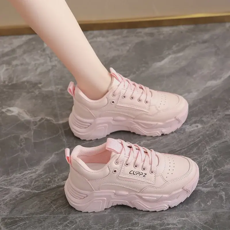 Casual Sports Shoes Women Fashion Soft Bottom  New Breathable  for Women All-match Thick-soled Sneakers Fashion Casual Shoes