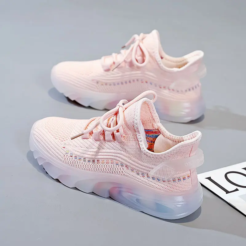 Women's New Fashion Platform Sport Shoes Female Autumn New Breathable Outdoor Running Sneakers Lightweight Casual Tennis Shoes