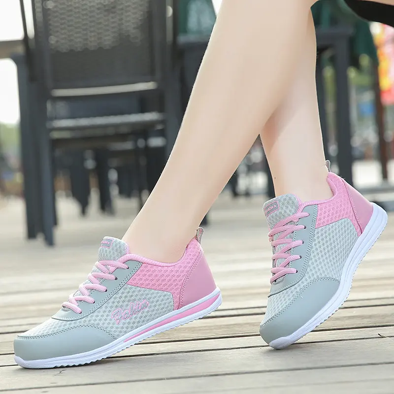 2022 Mesh Breathable Casual Sneakers Women's Comfortable and Versatile Plus Size Outdoor Couple Shoes Zapatillas De Deporte