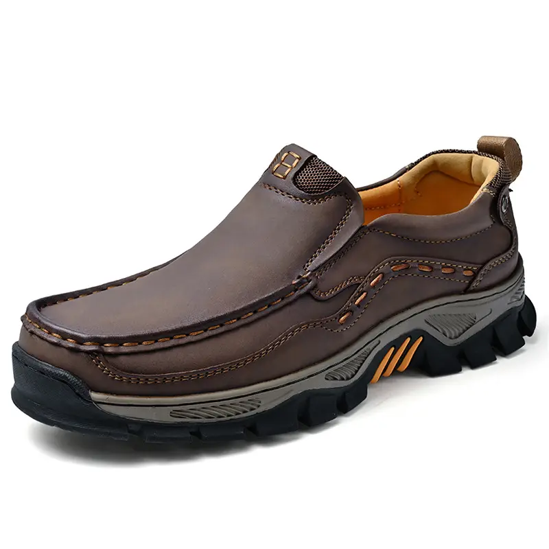 Fashion Trendy Male Driving Shoes Versatile Non-slip Hiking Shoes Comfortable Outdoor Men's Loafers Moccasins Treking Footwear