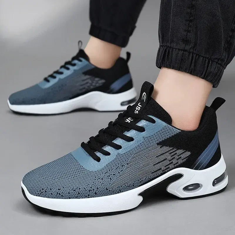 Men Running Shoes Soft Sole Sports Casual Style Running Shoes Men's Spring and Autumn New Trendy Breathable Bottom Men's Sneaker