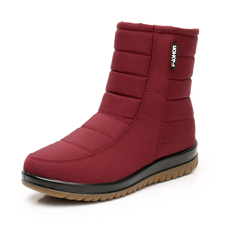 Women Boots  New Waterproof Snow Boots For Winter Shoes Women Zipper Ankle Boots Winter Botas Femininas Keep Warm Botines