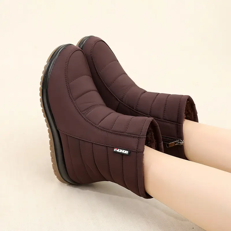 Women Boots  New Waterproof Snow Boots For Winter Shoes Women Zipper Ankle Boots Winter Botas Femininas Keep Warm Botines