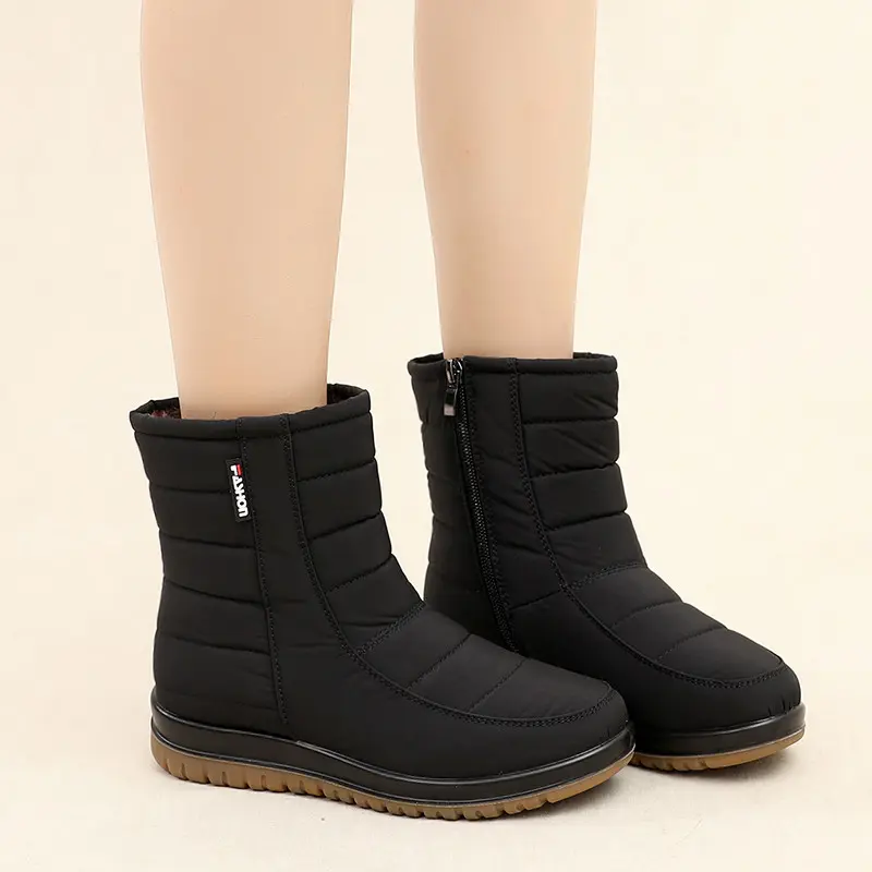 Women Boots  New Waterproof Snow Boots For Winter Shoes Women Zipper Ankle Boots Winter Botas Femininas Keep Warm Botines