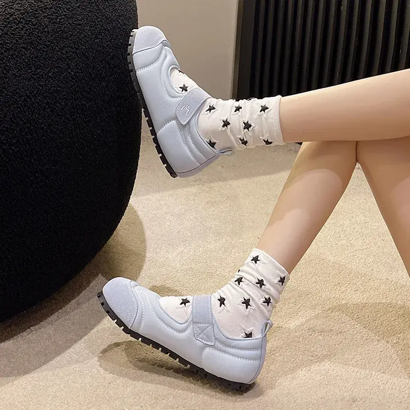 New Women's Shoes Fashion Round Toe Versatile Sport Style Casual Single Shoes for Women Zapatillas De Deporte 2023
