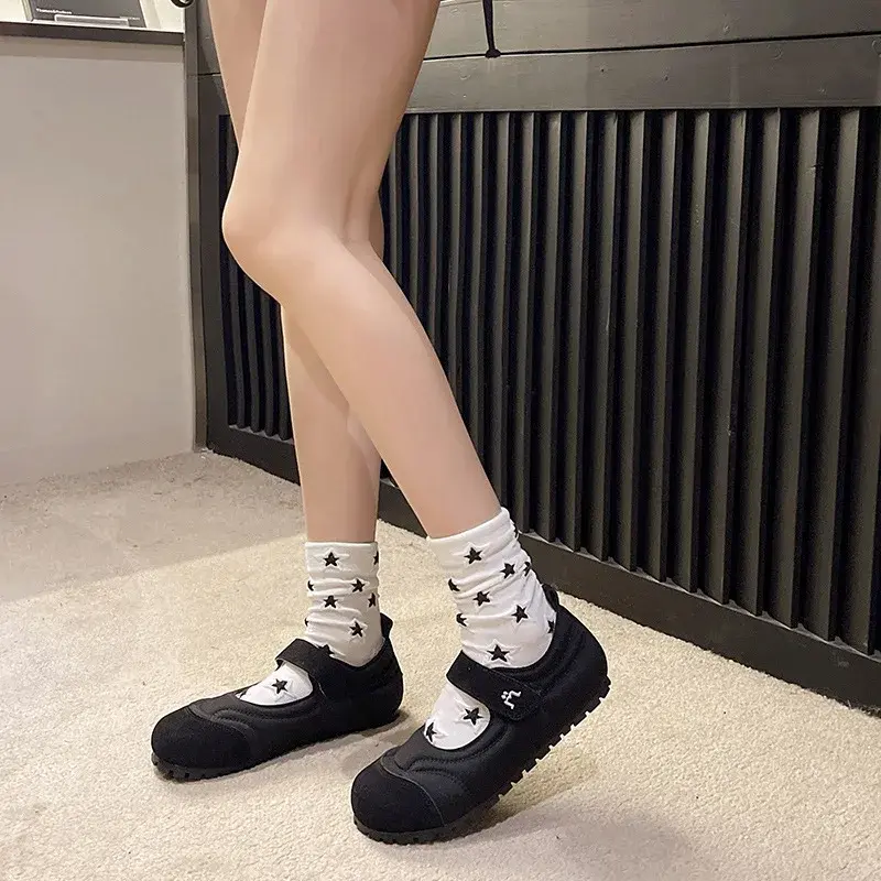 New Women's Shoes Fashion Round Toe Versatile Sport Style Casual Single Shoes for Women Zapatillas De Deporte 2023