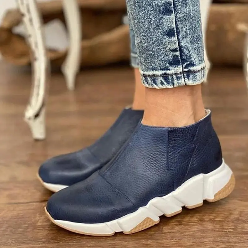 Sneaker Autumn New Women's Fashion Casual Leopard Shoes Platform Ladies Sneakers Low Top Shoes Plus Size 35-43 Zapatos De Mujer