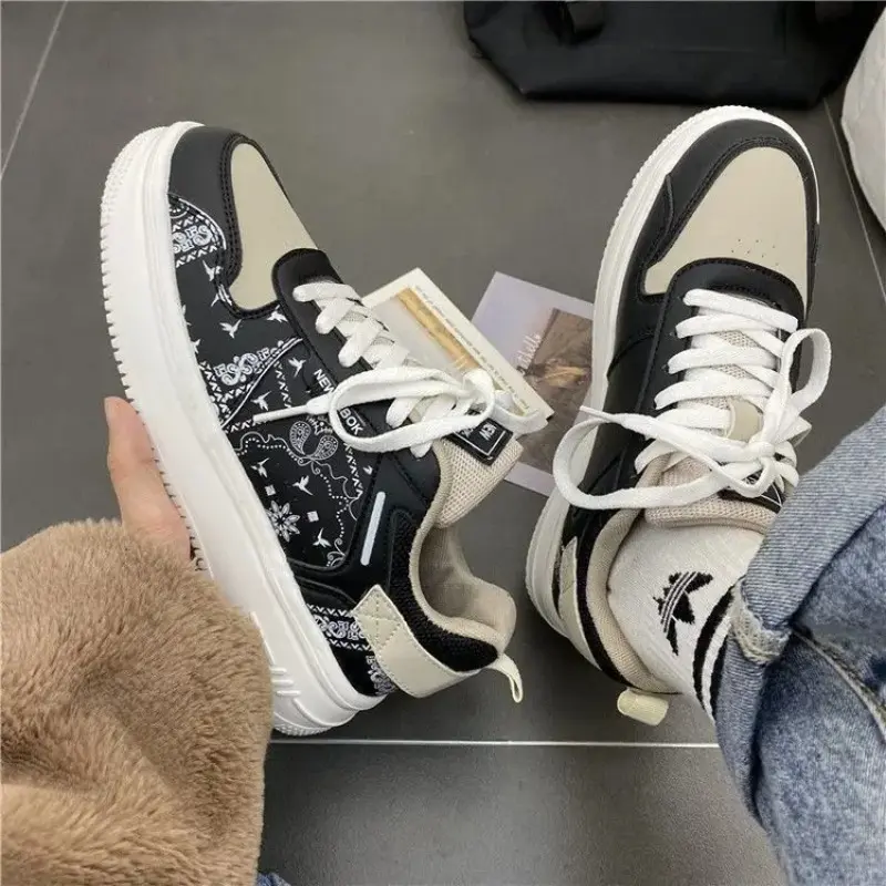 Winter New All-match Korean Version Thick-soled White Shoes Lovers Student Casual Sneakers Zapatillas Mujer 2024