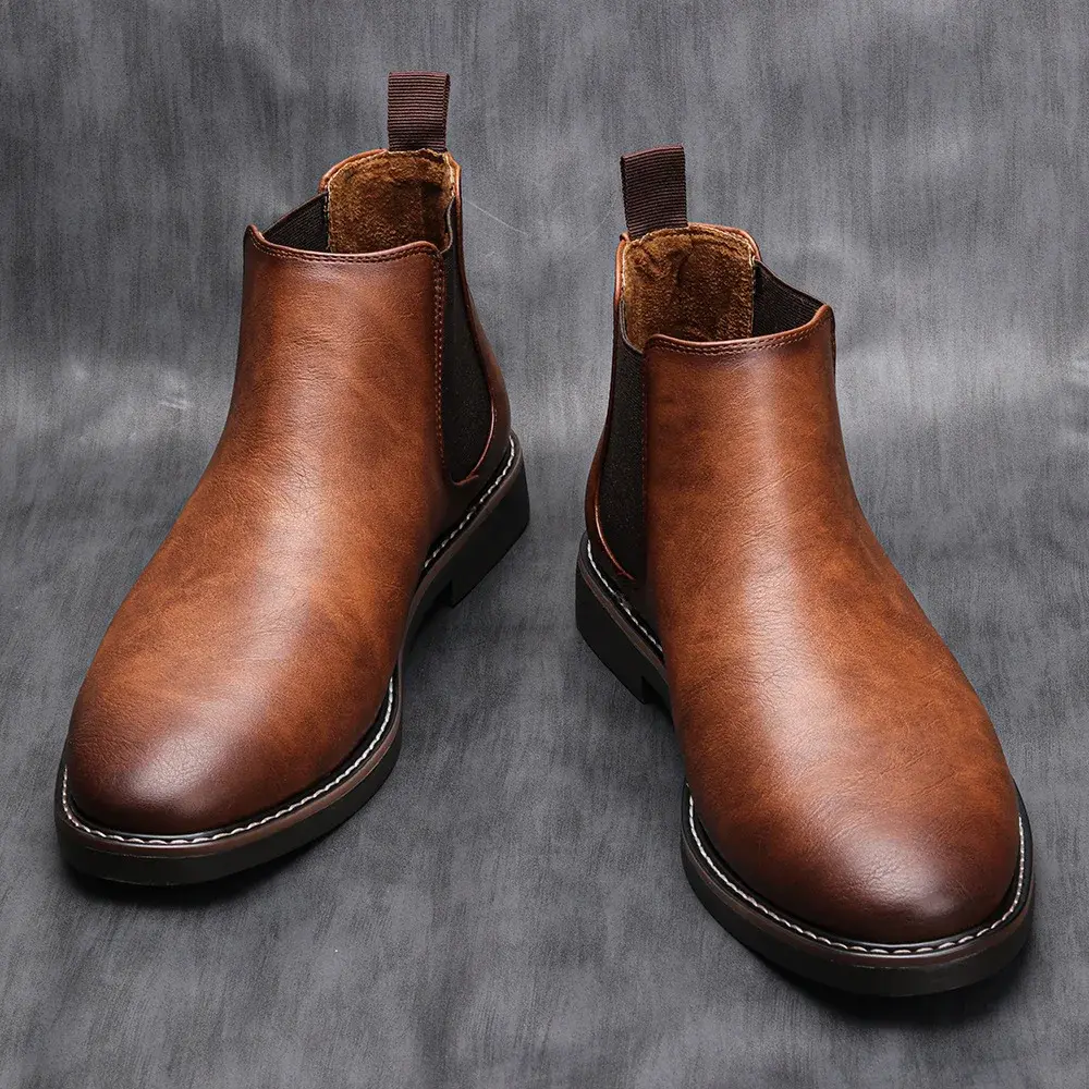 Men Chelsea Boots Brand Retro Comfortable Fashion Men Boots 2025