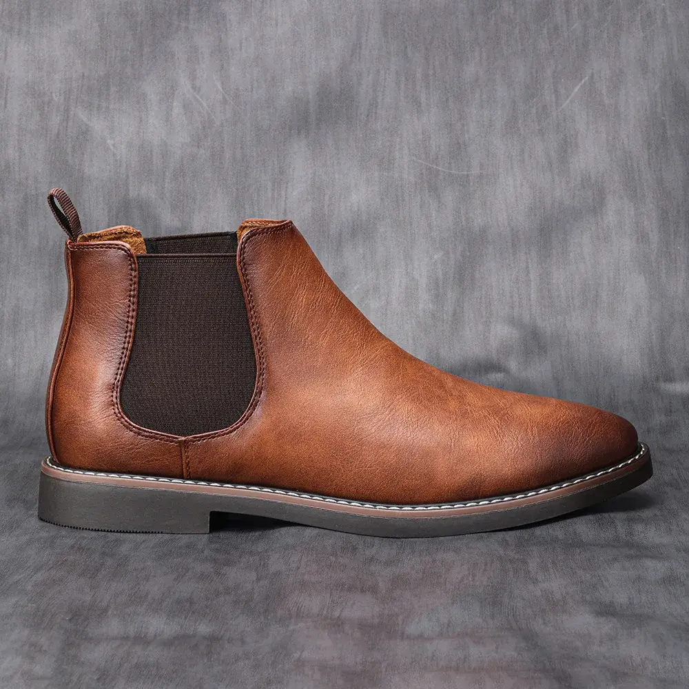 Men Chelsea Boots Brand Retro Comfortable Fashion Men Boots 2025