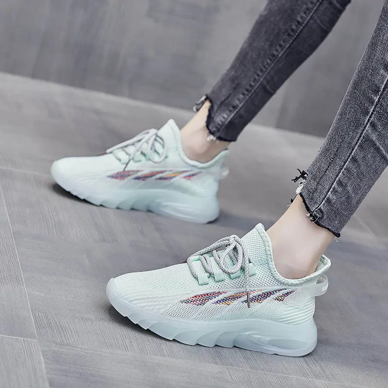 Fashion Women's Platform Sport Shoes Comfortable Breathable Outdoor Running Sneakers Lightweight Casual Tennis Shoes 2023