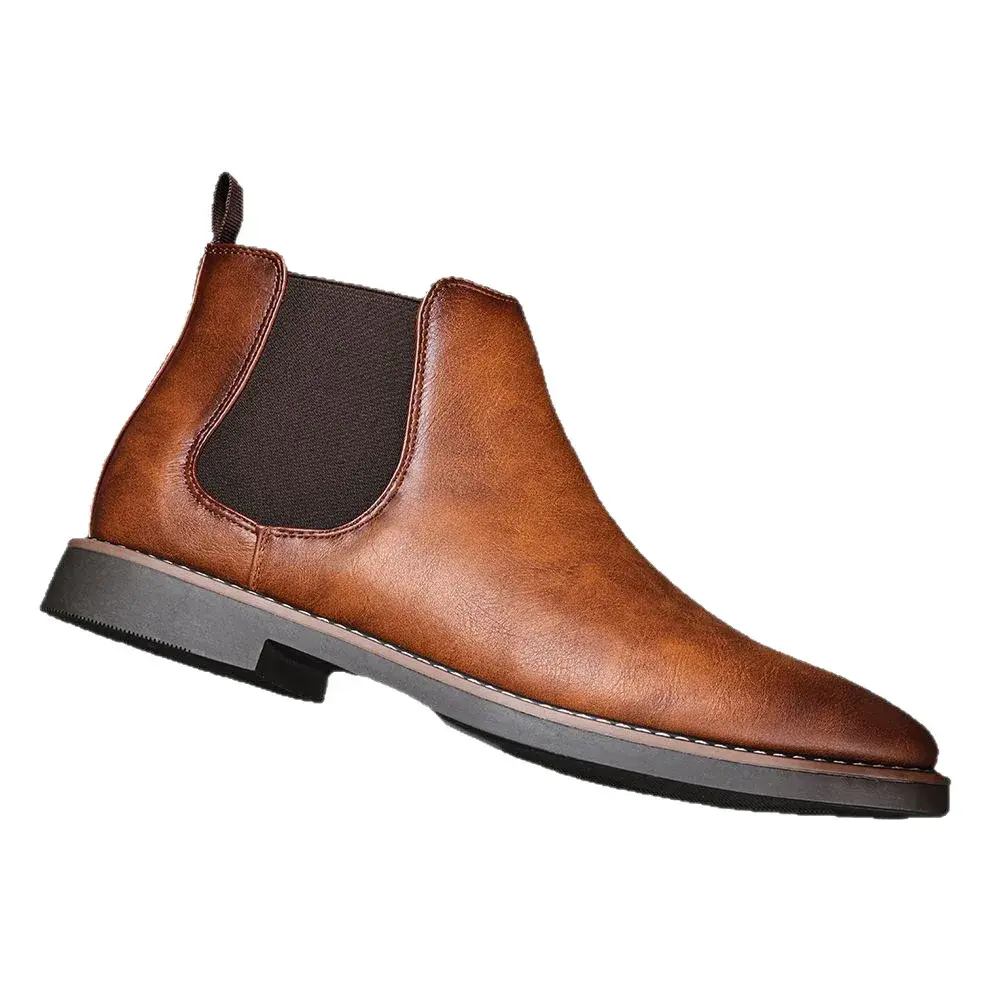 Men Chelsea Boots Brand Retro Comfortable Fashion Men Boots 2025