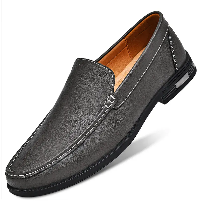Genuine Leather Men's Shoes Classics Business Dress Shoes Moccasins Slip on Loafers Driving Shoes for Men Casual Shoe Big SIze48