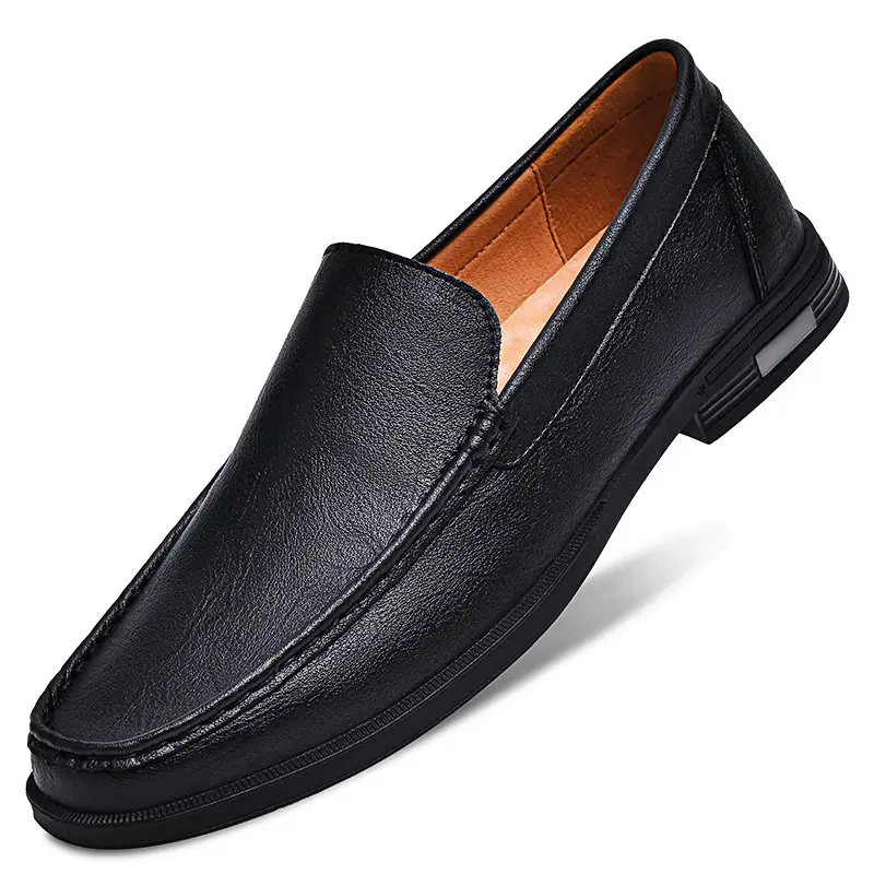 Genuine Leather Men's Shoes Classics Business Dress Shoes Moccasins Slip on Loafers Driving Shoes for Men Casual Shoe Big SIze48