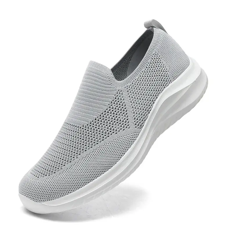 Men's Vulcanized Shoes Fashion Breathable Outdoor Mesh Casual Sneakers Lightweight Comfortable Men Tenis Masculino Walking Shoes