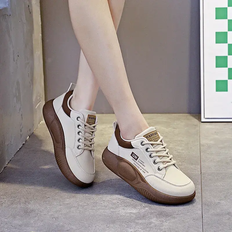Women's Sneakers New Fashion Casual Sports Shoes Women Autumn Lace-up Breathable Running Shoes Vulcanize Shoe Zapatillas Mujer