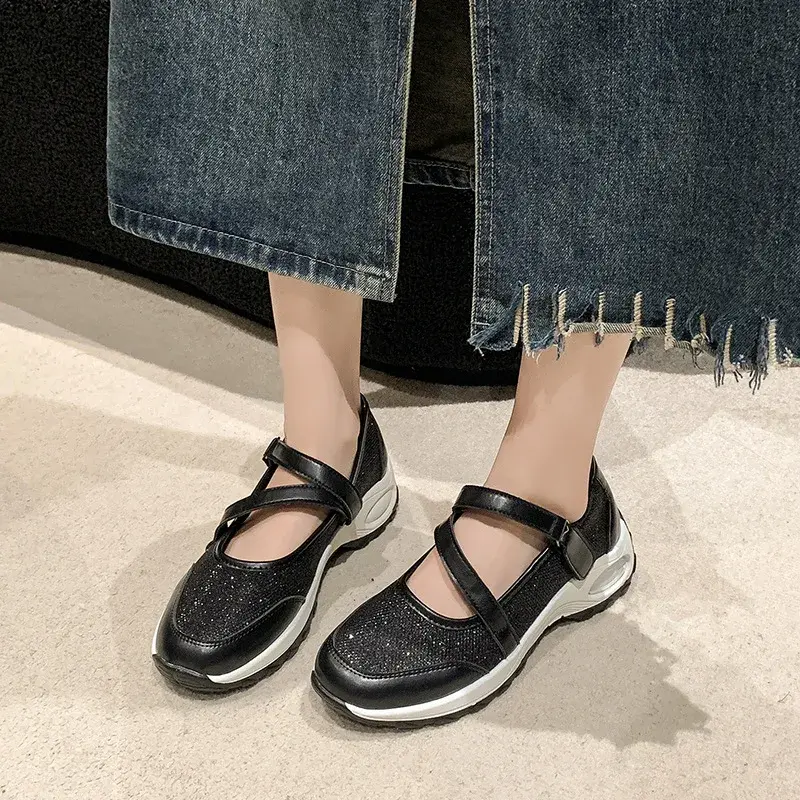 2025 Vulcanize Shoes Shallow Causal Sneakers New Breathable Mesh Increase Height Women's Sneakers Outdoor Zapatillas