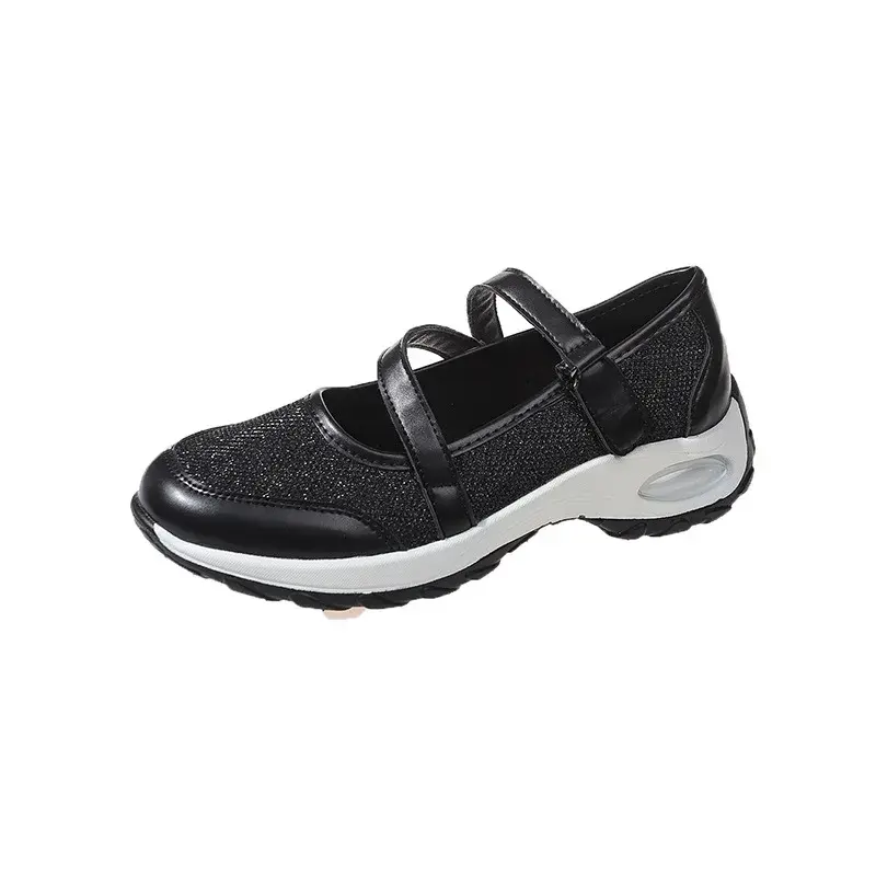 2025 Vulcanize Shoes Shallow Causal Sneakers New Breathable Mesh Increase Height Women's Sneakers Outdoor Zapatillas