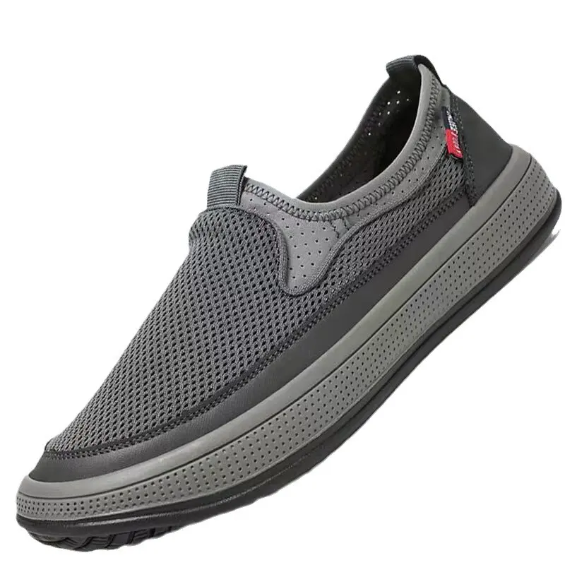 men's summer new casual sports lightweight breathable comfortable fashion outdoor anti-slip shoes slip-on casual shoes 2025