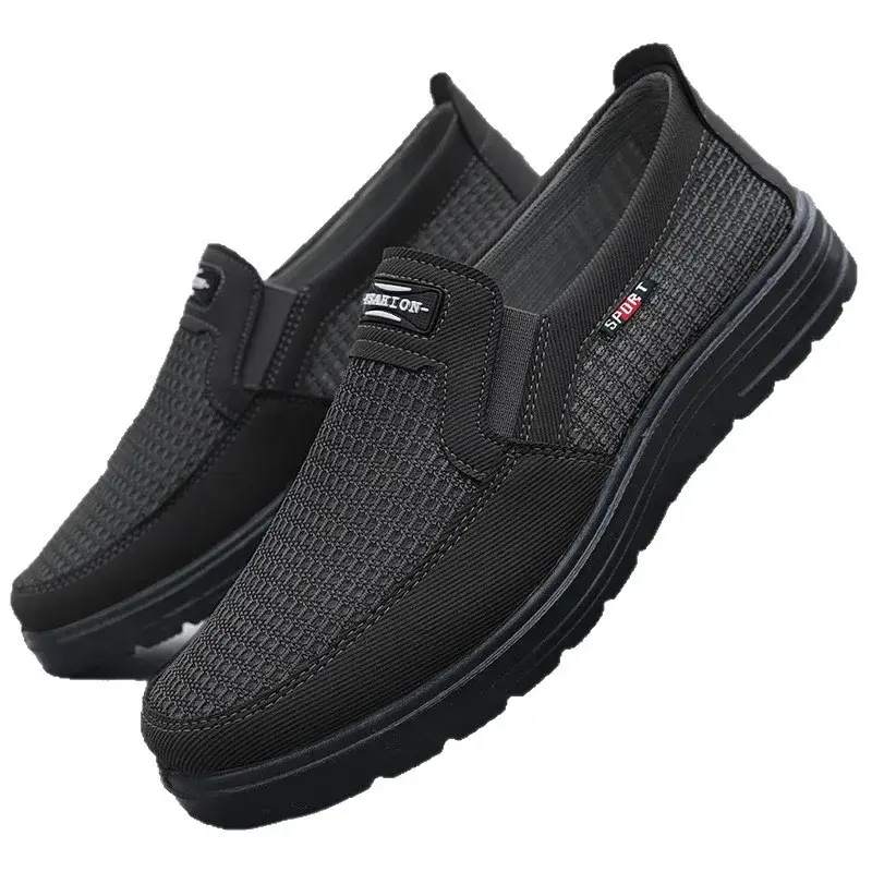 Lightweight Men Casual Shoes Canvas Shoes Wear-resistance Non-slip Mens Loafers Breathable Comfort Driving Shoes Zapato Hombre