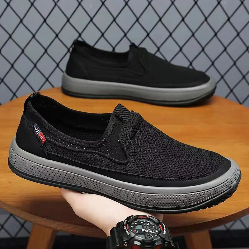 men's summer new casual sports lightweight breathable comfortable fashion outdoor anti-slip shoes slip-on casual shoes 2025