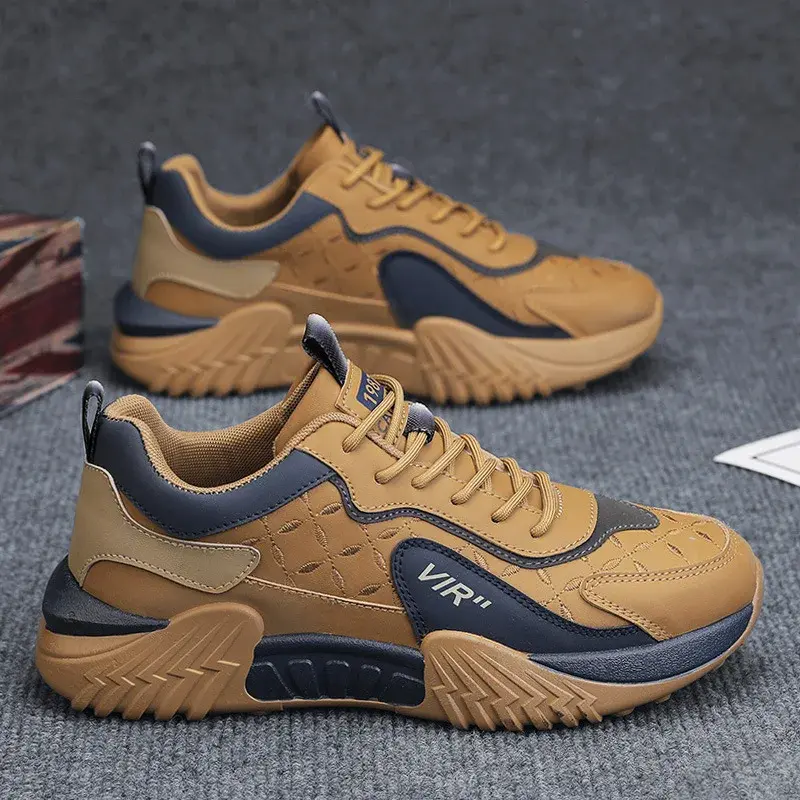 Men Sneakers Outdoor Fashion Casual Shoes Platform Comfortable Non Slip Tennis Shoes Designer Luxury Soft Sole Running Shoes2025