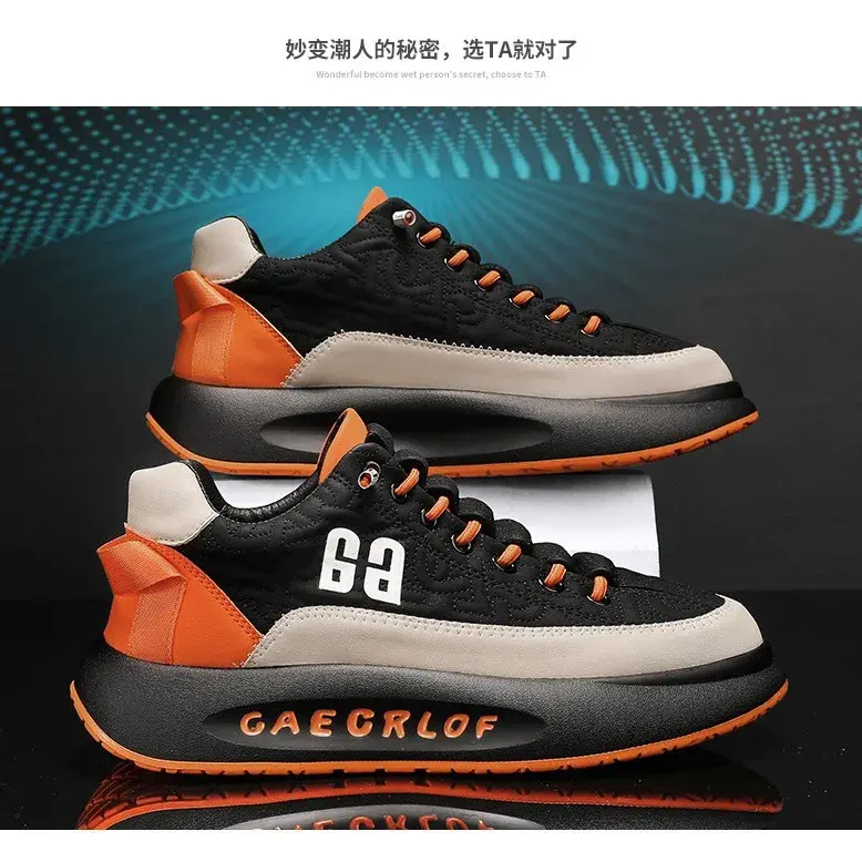 Men Casual Vulcanized Sneakers New Chunky Sneakers Designer Men Comfort Platform Vulcanized Shoes Tennis Zapatillas De Hombres