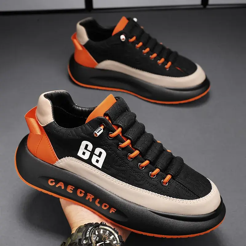 Men Casual Vulcanized Sneakers New Chunky Sneakers Designer Men Comfort Platform Vulcanized Shoes Tennis Zapatillas De Hombres