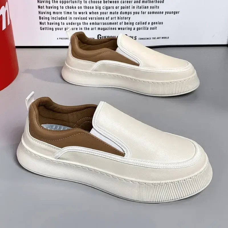 Men's Sneakers Trend Slip on Running Sneakers Comfortable Spring Autumn Sport Tennis Shoes Man Non Slip Lightweigh Flats Shoes