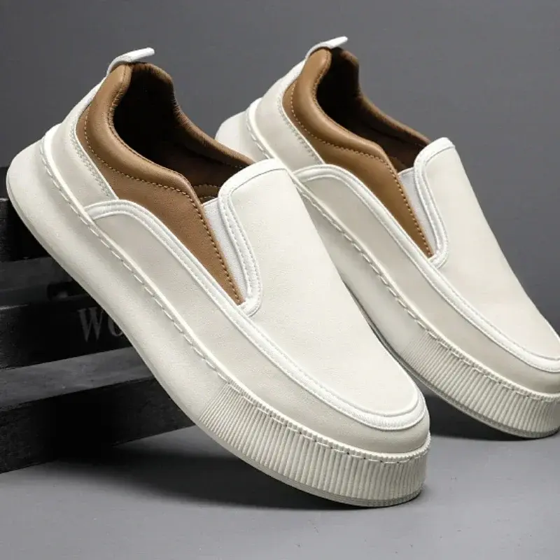 Men's Sneakers Trend Slip on Running Sneakers Comfortable Spring Autumn Sport Tennis Shoes Man Non Slip Lightweigh Flats Shoes