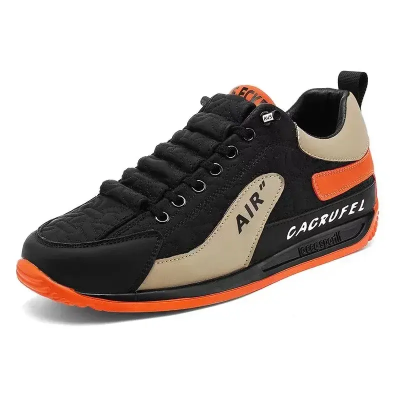 Men's Casual Thick Soled Sneakers Breathable Shoes New Autumn Men Slip on Antiskid Walking Flats Shoes Fashion Vulcanized Shoes